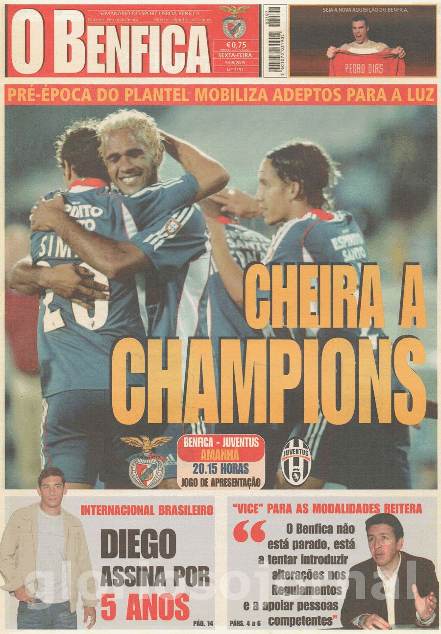 jornal o benfica 3197 2005-08-05